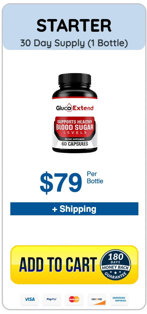 Order one bottle of Gluco Extend
